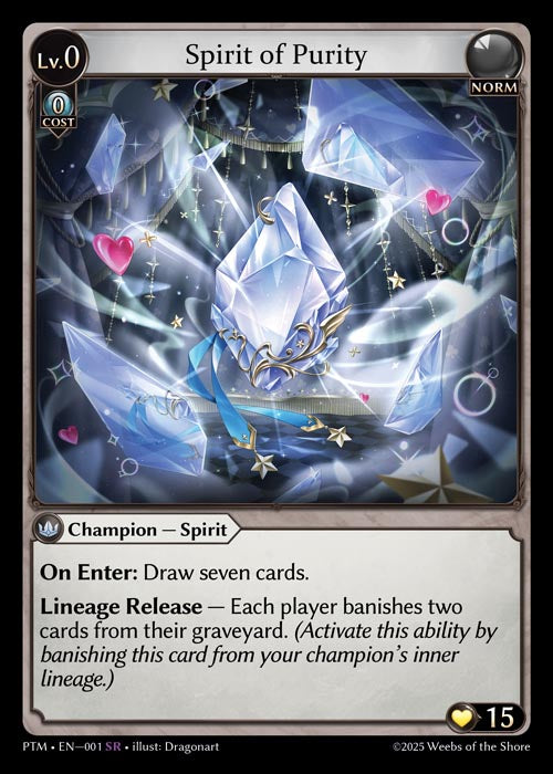 Spirit of Purity (PTM1E, SR)