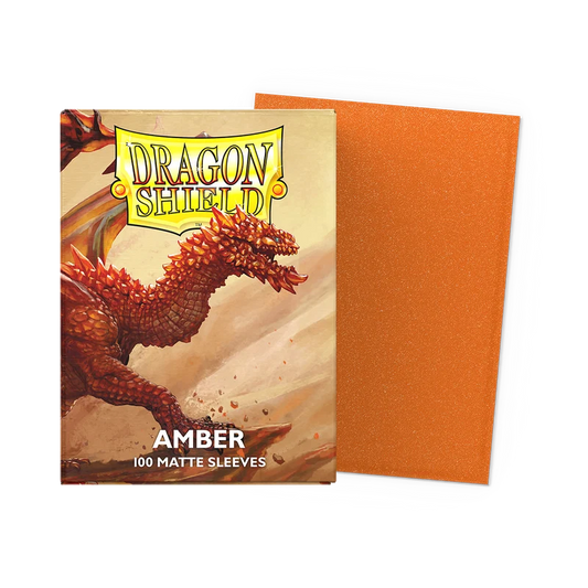 Dragon Shield - Matte Sleeves [Amber, 100ct]