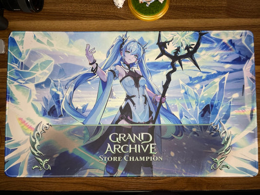 Grand Archive Playmat - Frostbind (Store Champ)