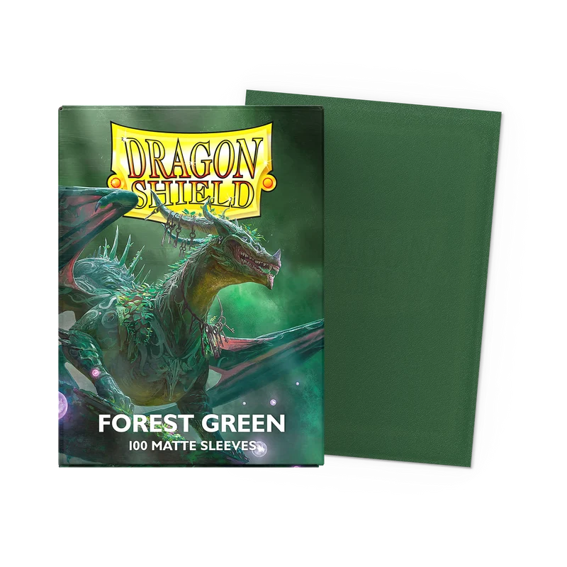 Dragon Shield - Matte Sleeves [Forest Green, 100ct]