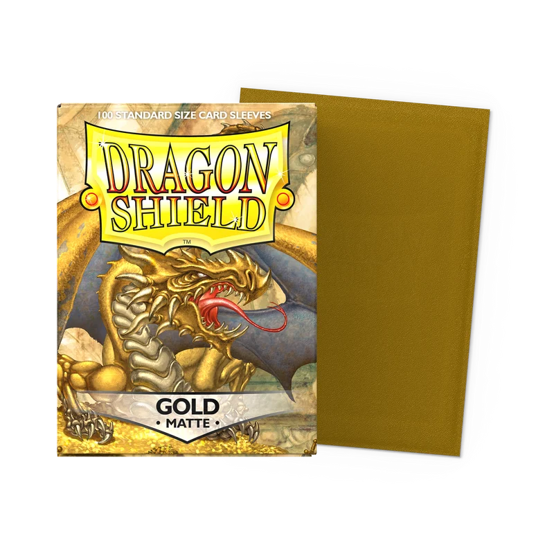 Dragon Shield - Matte Sleeves [Gold, 100ct]