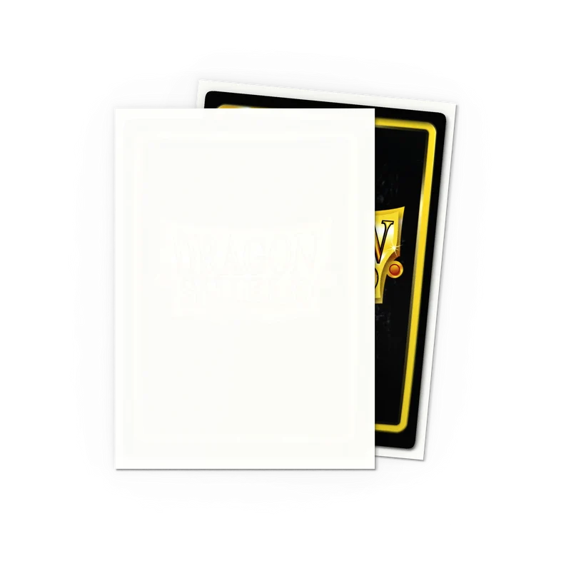 Dragon Shield - Matte Sleeves [White, 100ct]