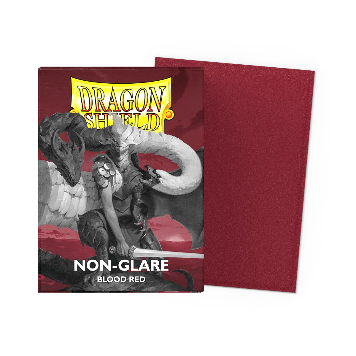 Dragon Shield - Matte Sleeves [Non-Glare Blood Red, 100ct]