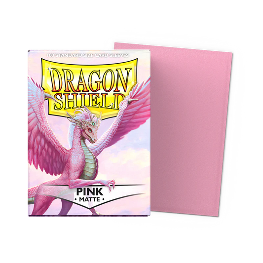 Dragon Shield - Matte Sleeves [Pink, 100ct]