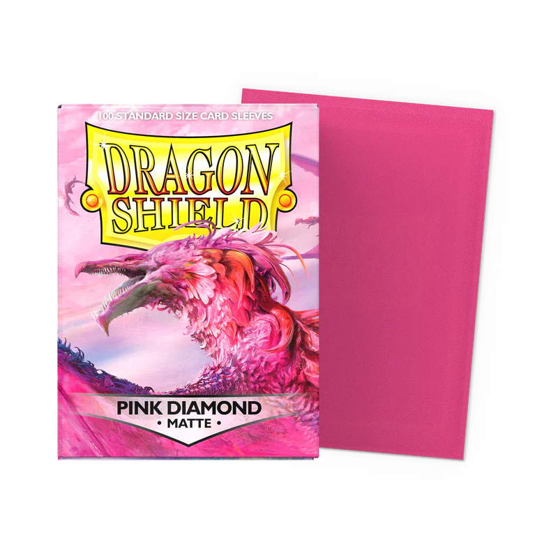 Dragon Shield - Matte Sleeves [Pink Diamond, 100ct]