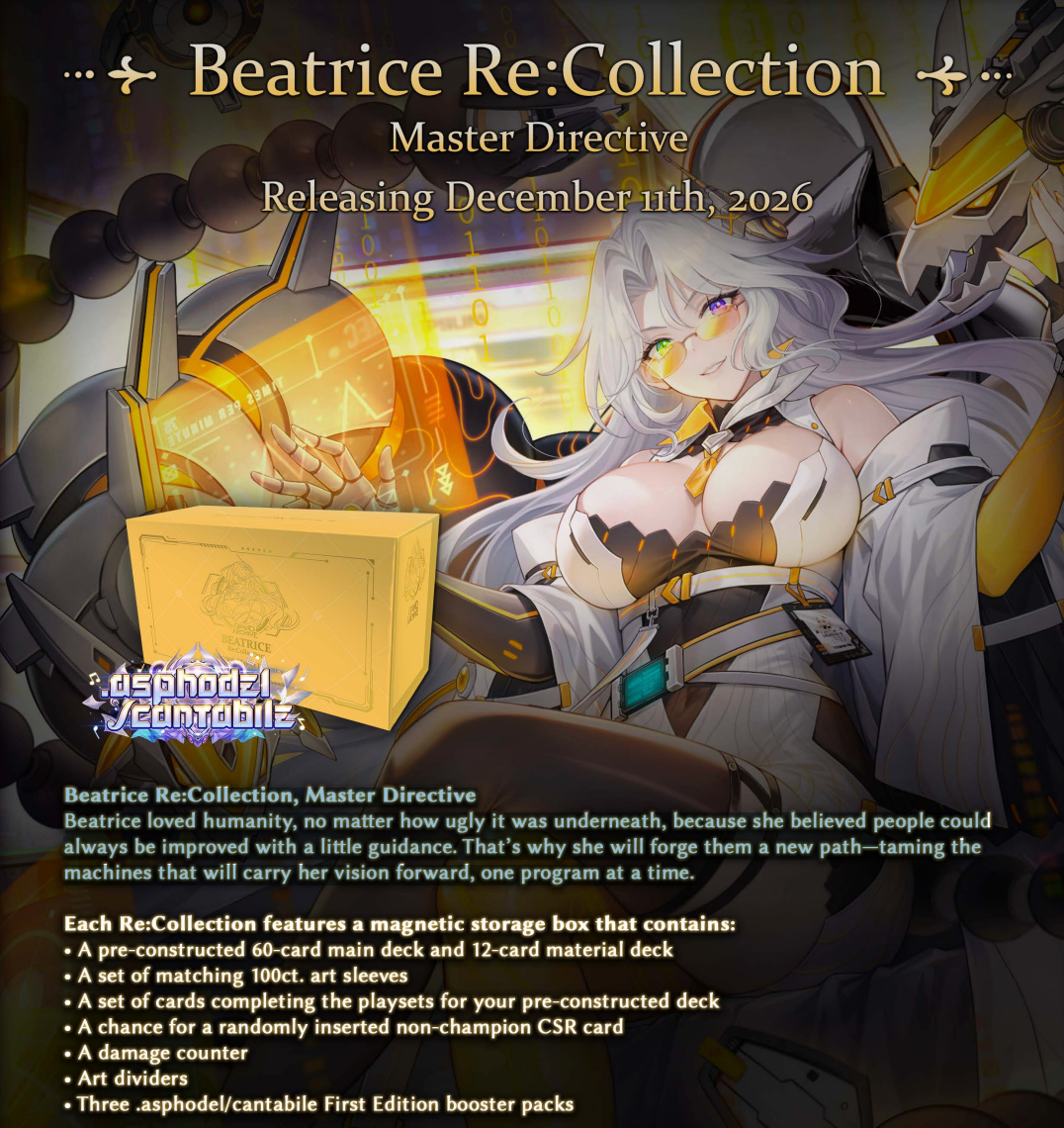 [PRESALE] Grand Archive TCG - Beatrice Re:Collection, Master Directive