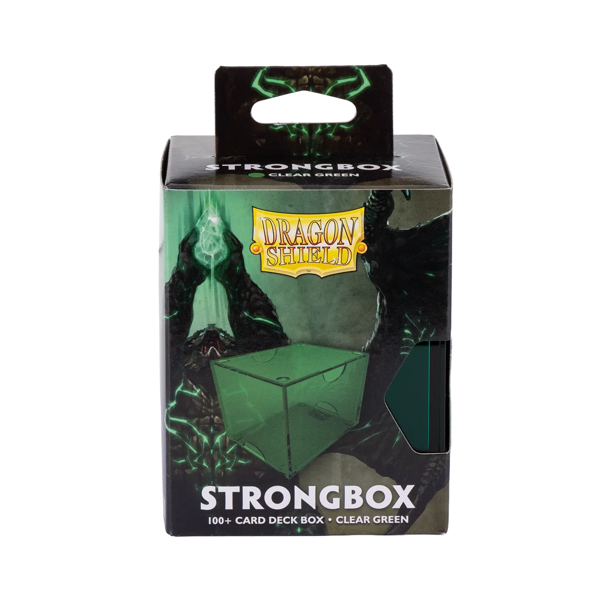 Dragon Shield - Strongbox 100+ Deckbox [Clear Green]