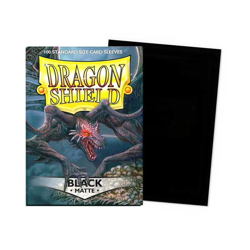 Dragon Shield - Matte Sleeves [Black, 100ct]