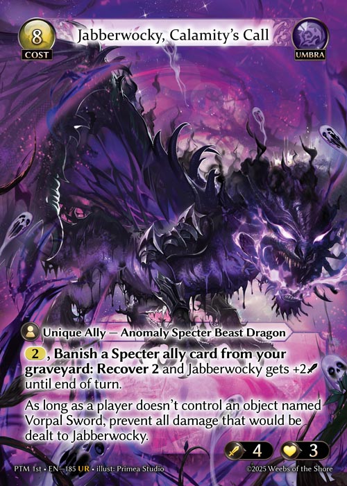 Jabberwocky, Calamity's Call (PTM1E, UR)