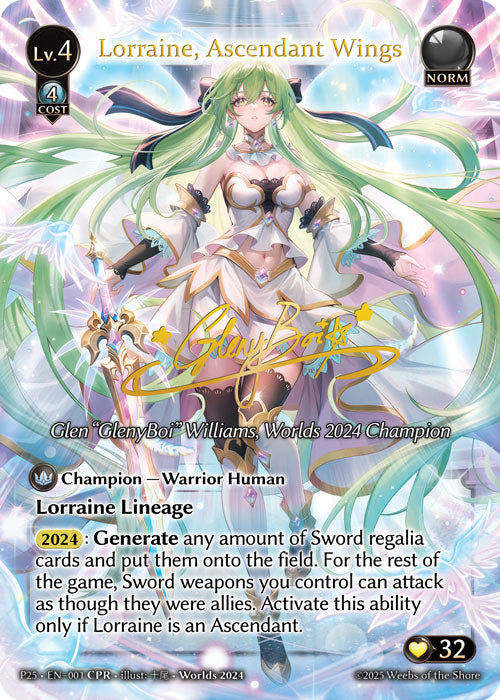 Lorraine, Ascendant Wings (CPR)