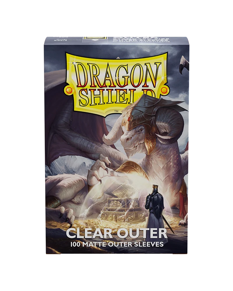 Dragon Shield - Outer Sleeves [Clear Matte, 100ct]