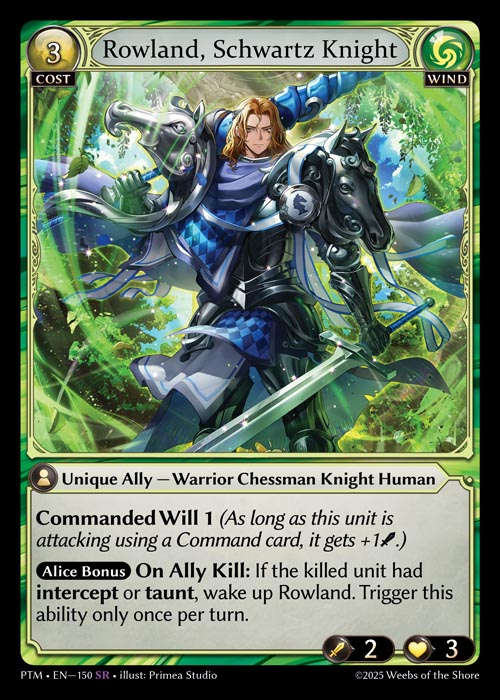 Rowland, Schwartz Knight (PTM1E, SR)