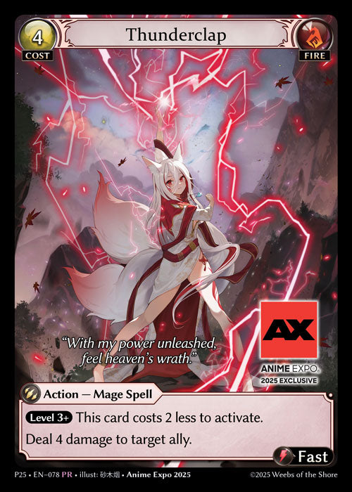 Thunderclap (Stamped-PROMO, AX 2025)