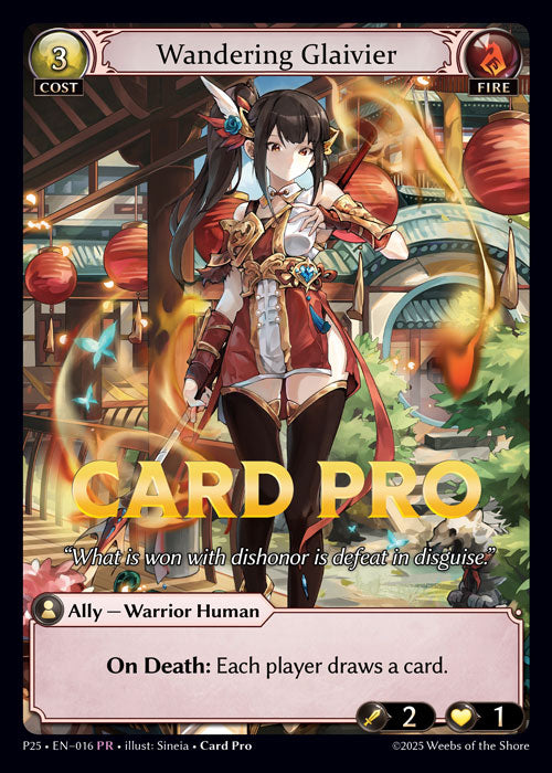 Wandering Glaivier (P25-016)